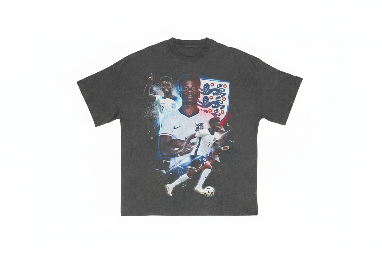 England Bukayo Saka World Cup Tee