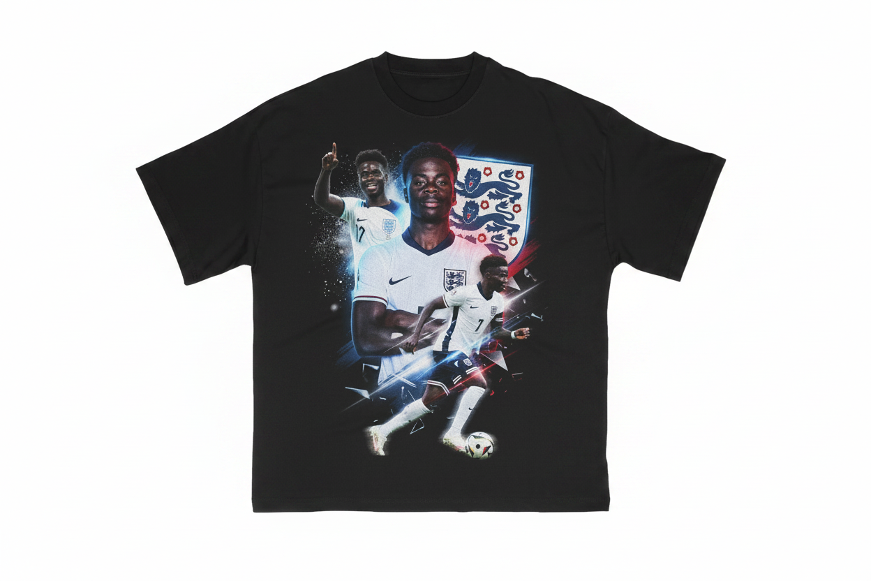 England Bukayo Saka World Cup Tee